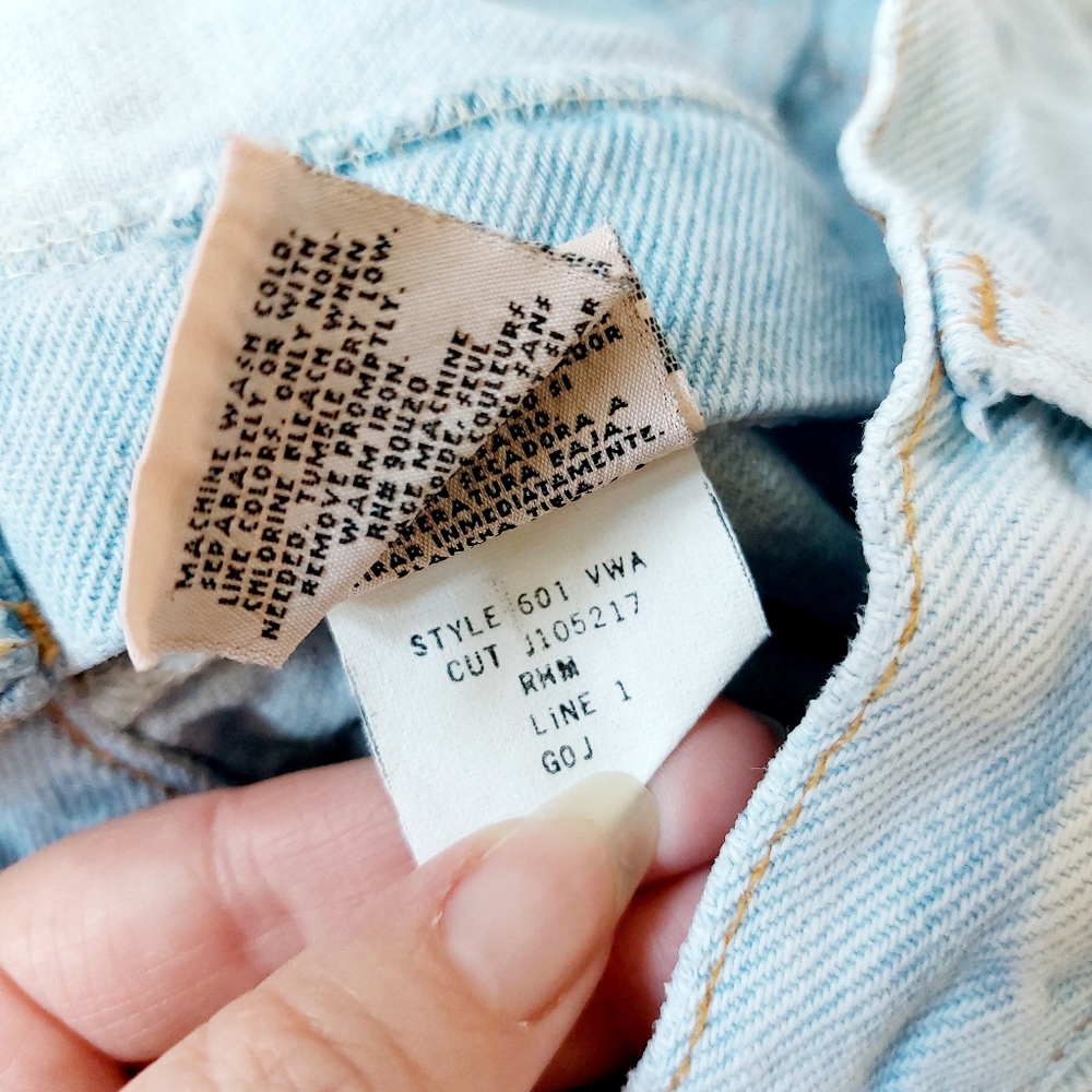 Light Wash Denim Vintage 80s Gitano Ultra High Waist Jeans "14 Average" 1980s‎ - Picture 6 of 10